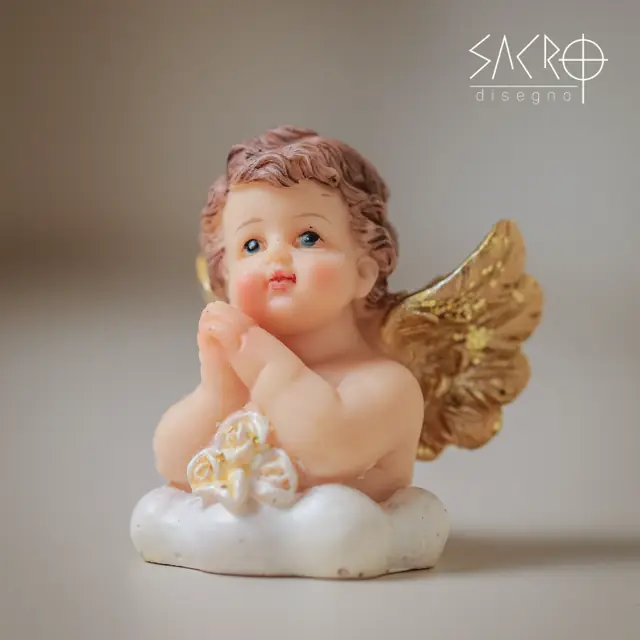 Anjinho Baby em Resina 9 cm