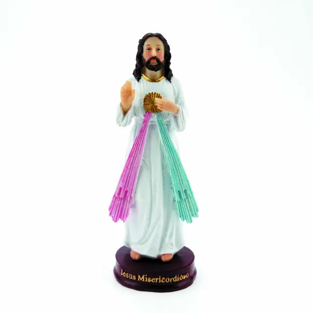 Imagem de Jesus Misericordioso em Resina 15 cm