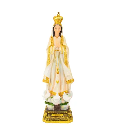 Imagem de Nossa Senhora de Fátima em Resina 60 cm
