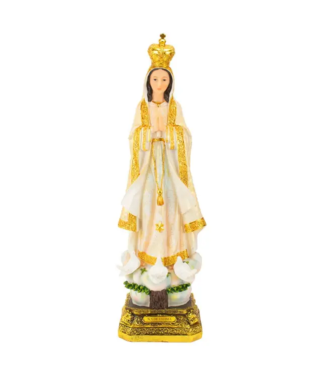 Imagem de Nossa Senhora de Fátima em Resina 60 cm