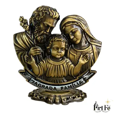 Adorno De Mesa Sagrada Família 10x9cm