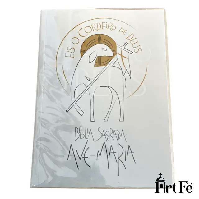 Bíblia Ave Maria Capa Cordeiro — Edição Média