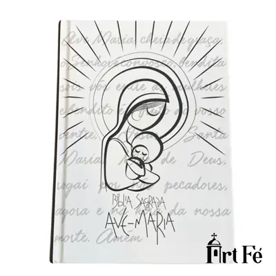 Bíblia Ave Maria Capa Dura — Estampa Maria
