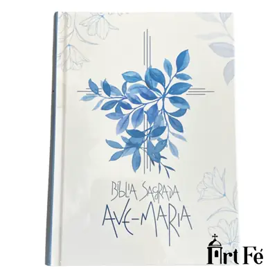 Bíblia Ave Maria Capa Dura — Estampa Rosas
