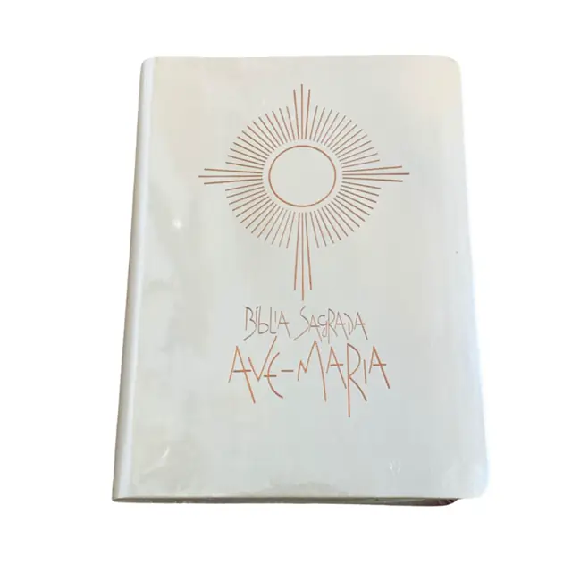 Bíblia Ave Maria Capa Eucaristia — Edição Média