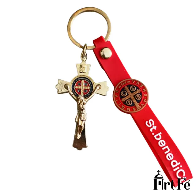 Chaveiro São Bento com Crucifixo