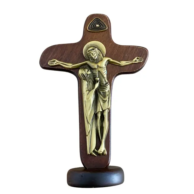 Crucifixo da Unidade em Madeira 22cm — Versão Grande