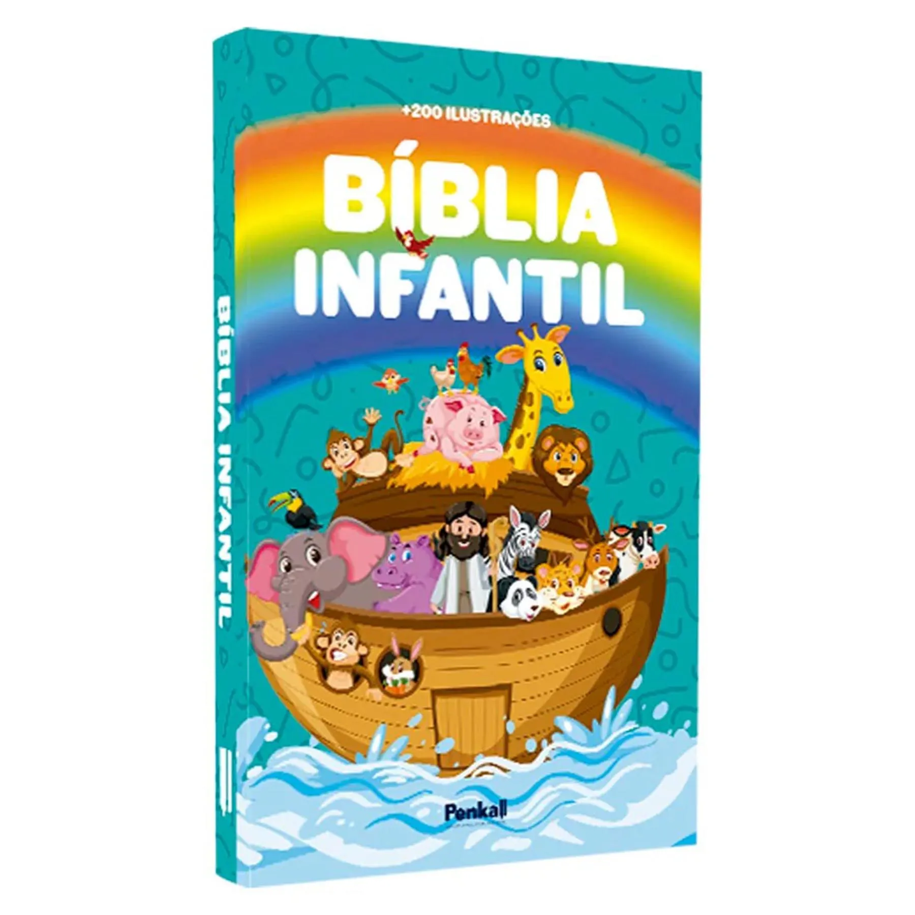 Bíblia Infantil Ilustrada Arco-Íris para Aprender a Palavra