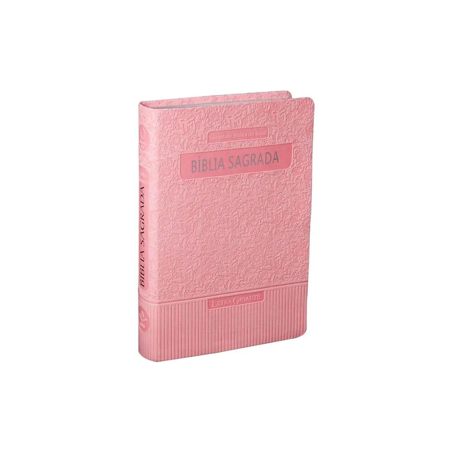Bíblia Sagrada ARA Letra gigante Índice Lateral Capa Rosa