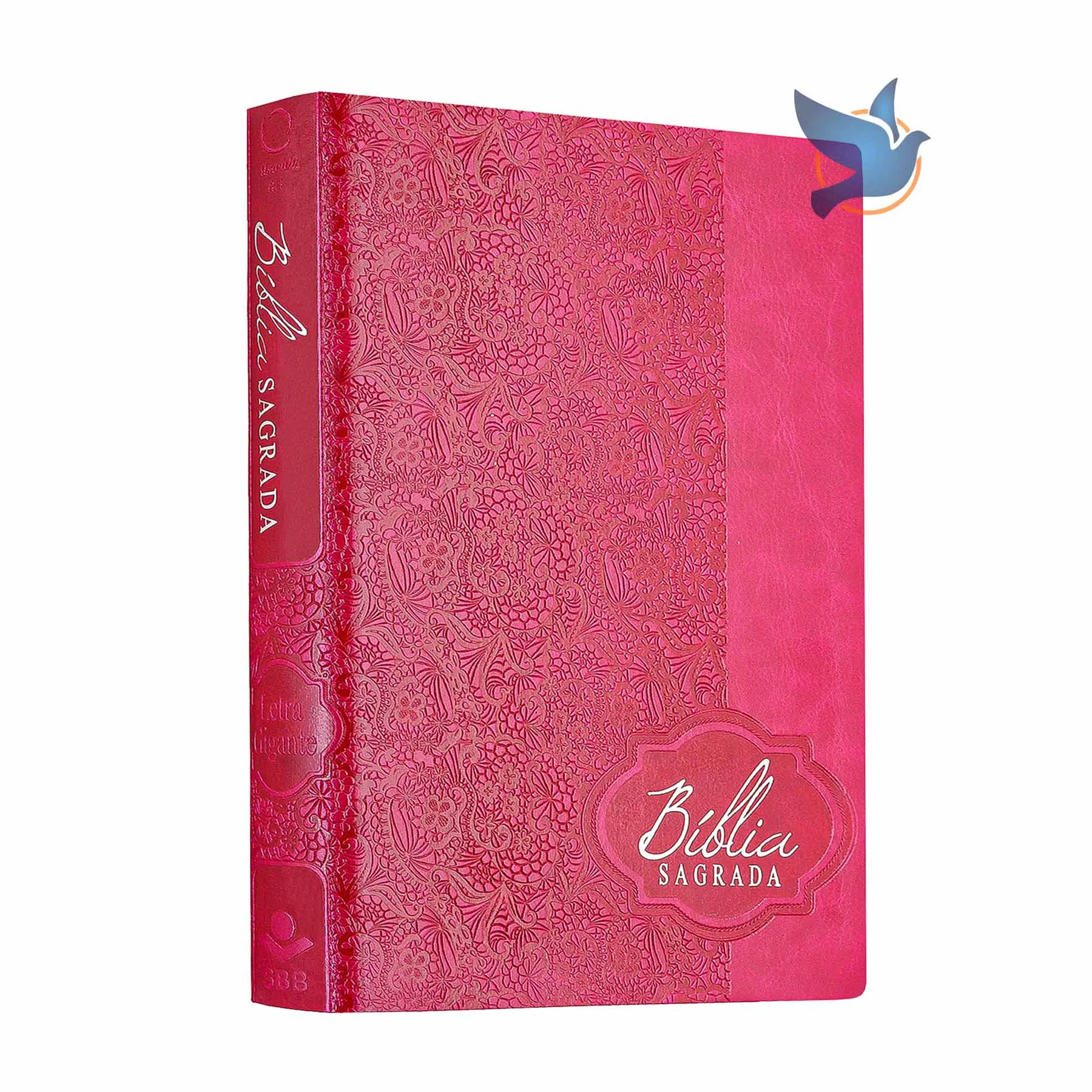 Bíblia Sagrada ARA Letra gigante Índice Lateral Capa Pink