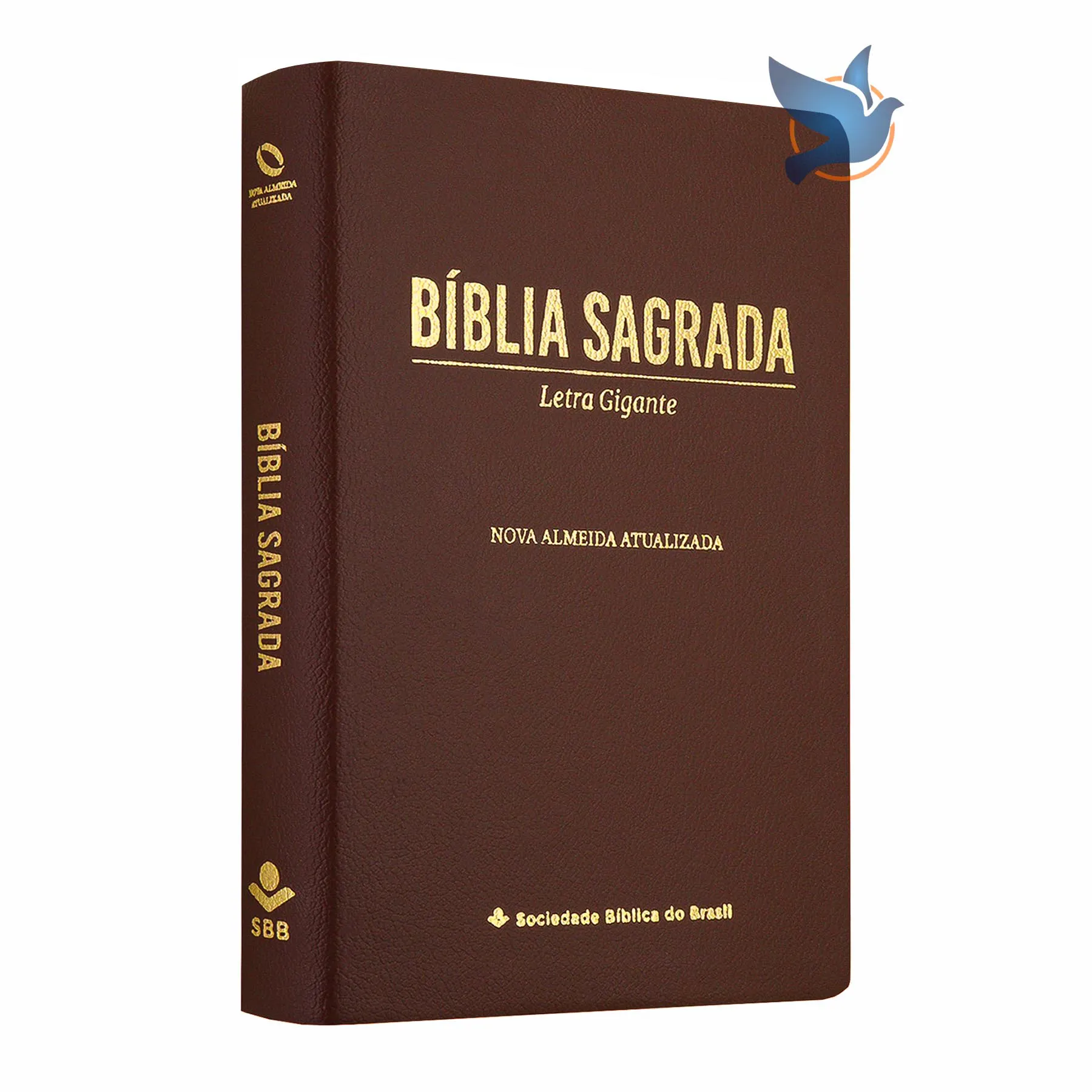 Bíblia Sagrada NAA Letra gigante Capa Marrom