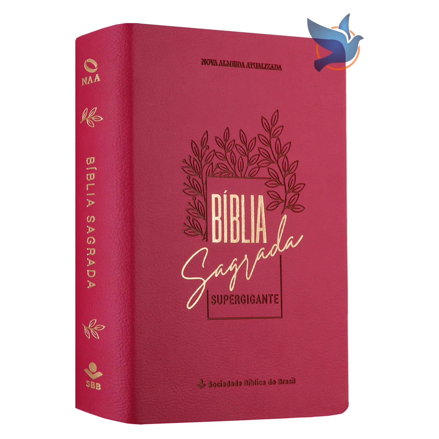 Bíblia Sagrada NAA Letra supergigante Capa Rosa