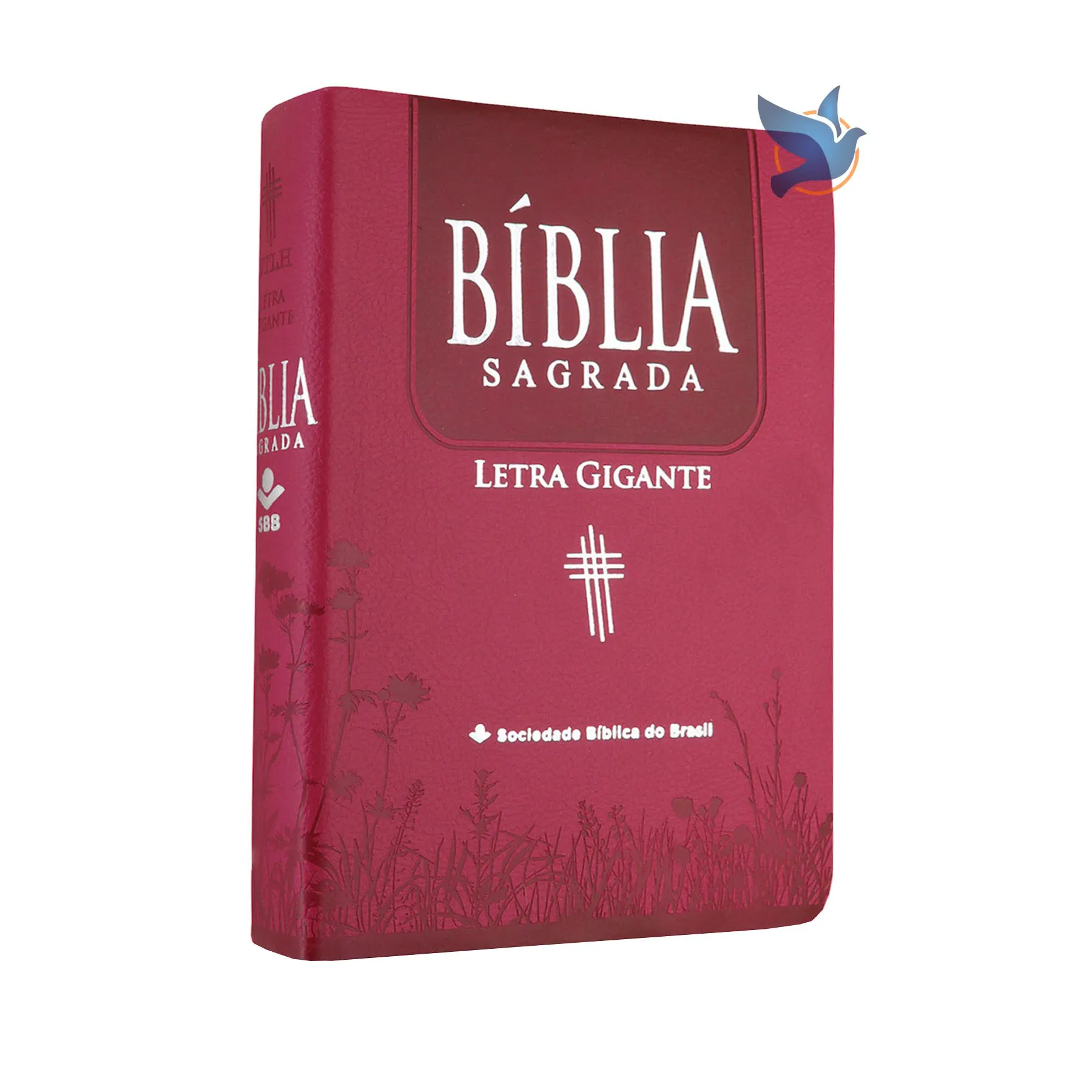 Bíblia Sagrada NTLH Letra gigante Índice Lateral Capa Pink