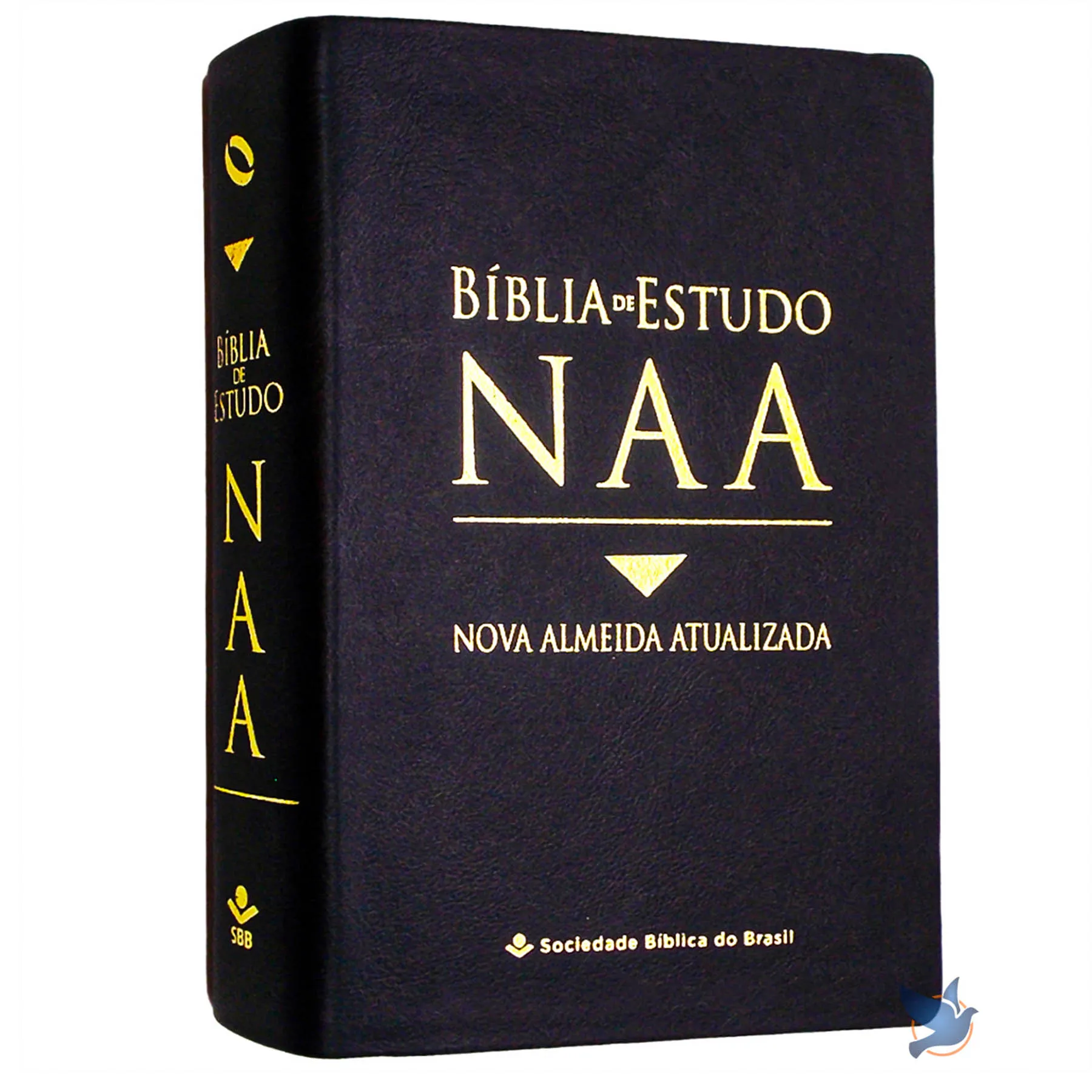 Bíblia De Estudo Almeida Capa Couro Legítimo Preta