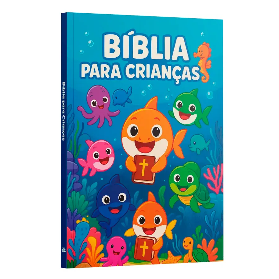 Bíblia Infantil Ilustrada Tesouros do Mar para Crianças