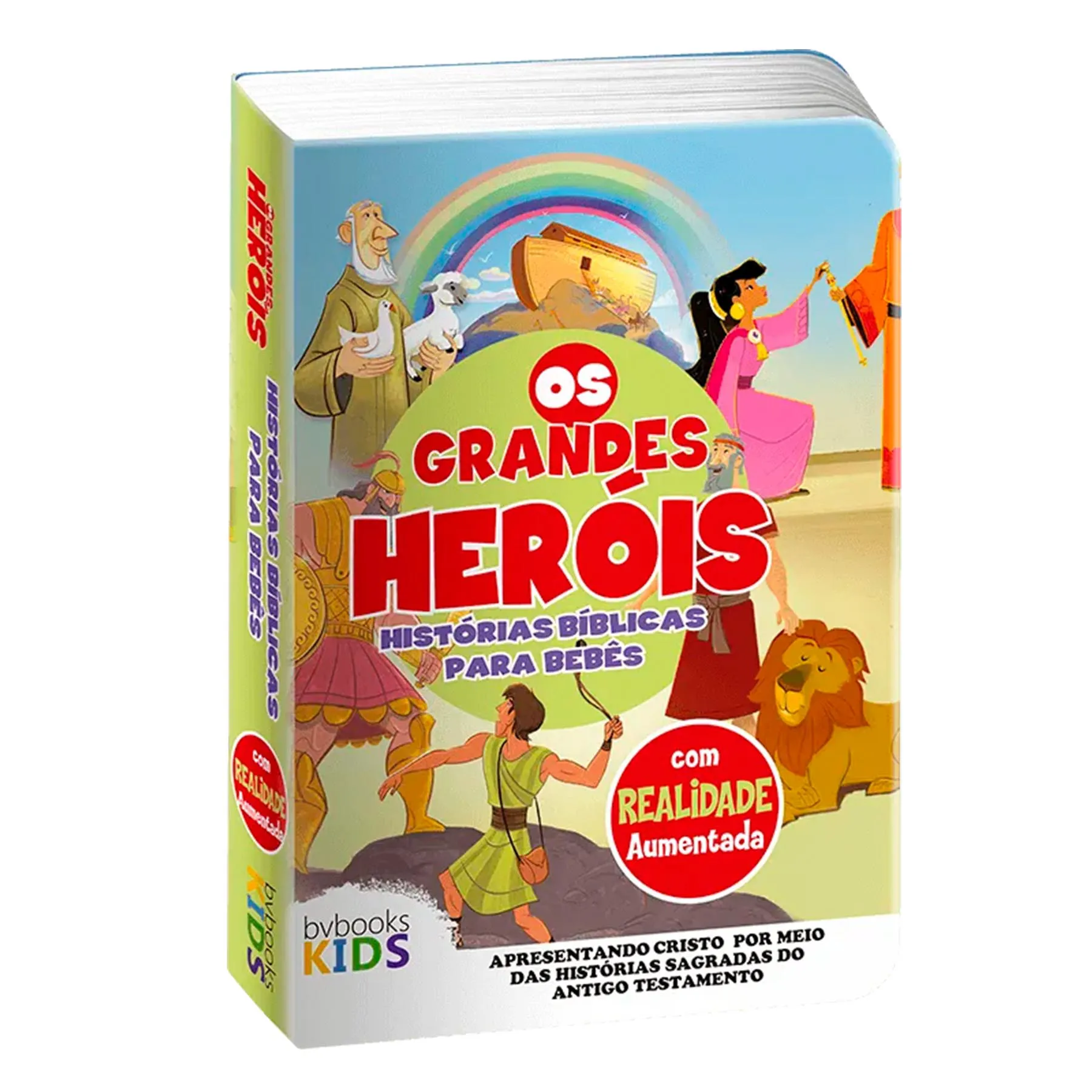 Bíblia Infantil Grandes Heróis com Histórias para Bebês