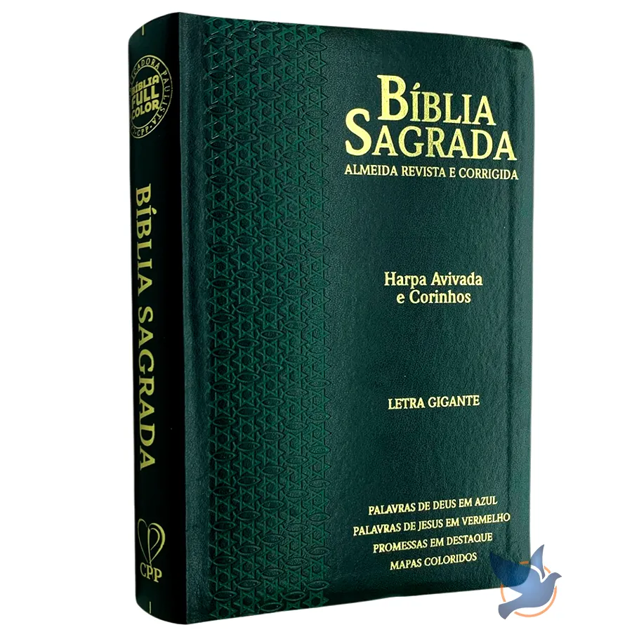 Bíblia Sagrada ARC com Harpa Capa Preta