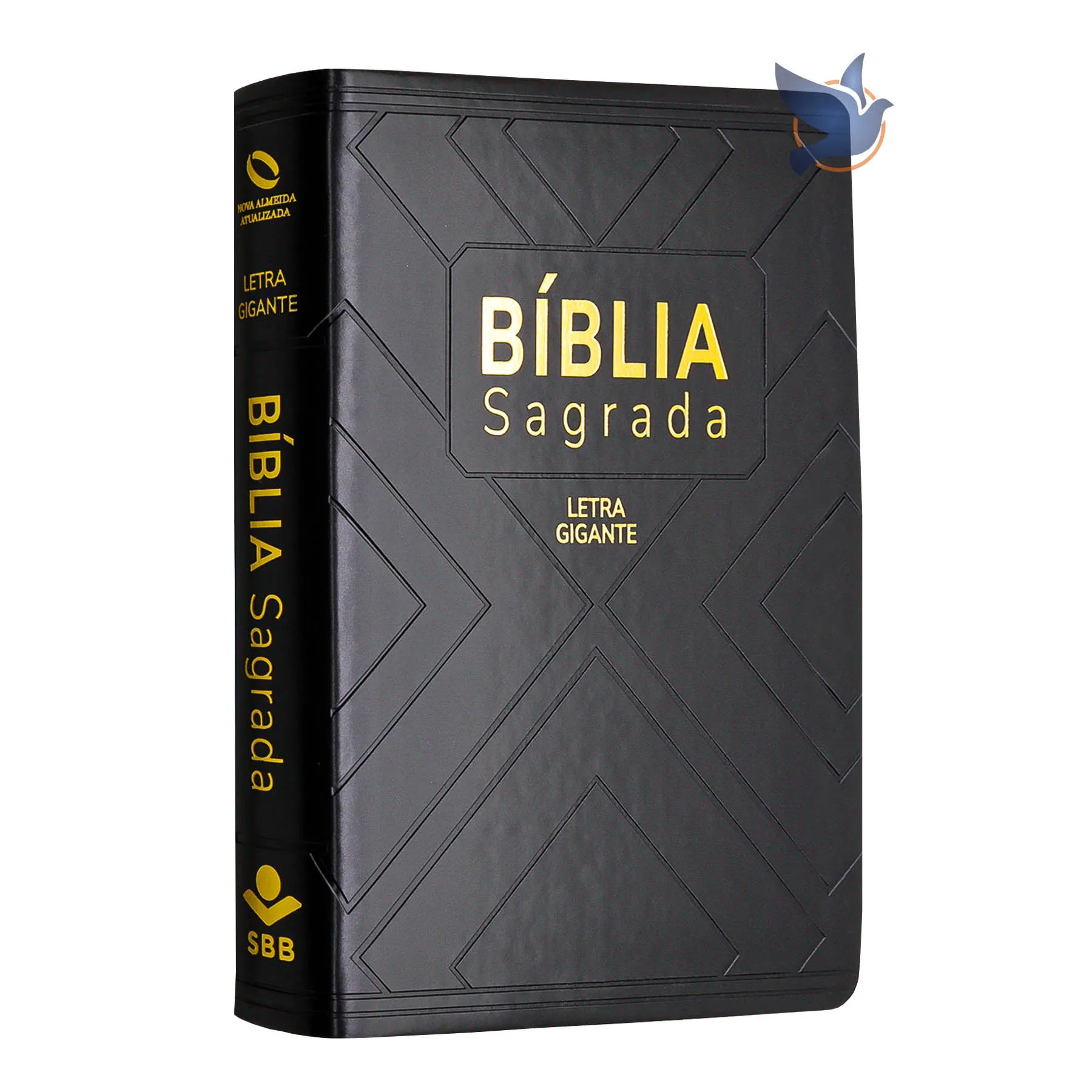 Bíblia Sagrada NAA Letra gigante Índice Lateral Capa Preta