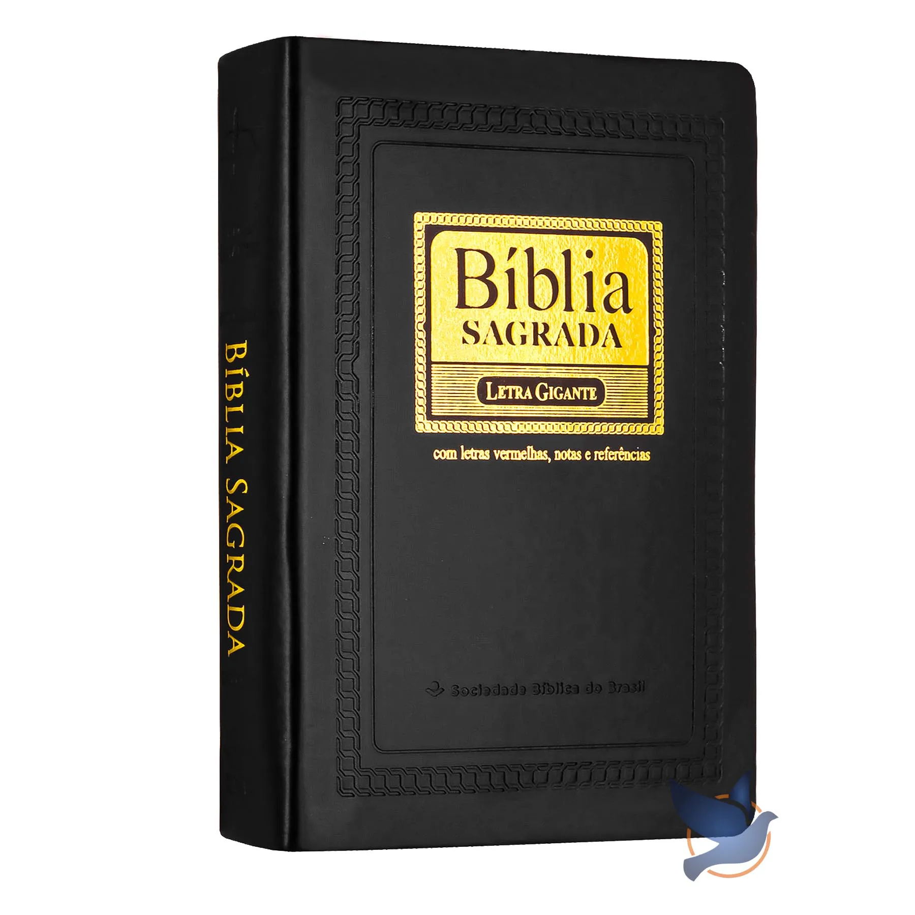 Bíblia Sagrada ARC Letra gigante Índice Lateral Capa Preta