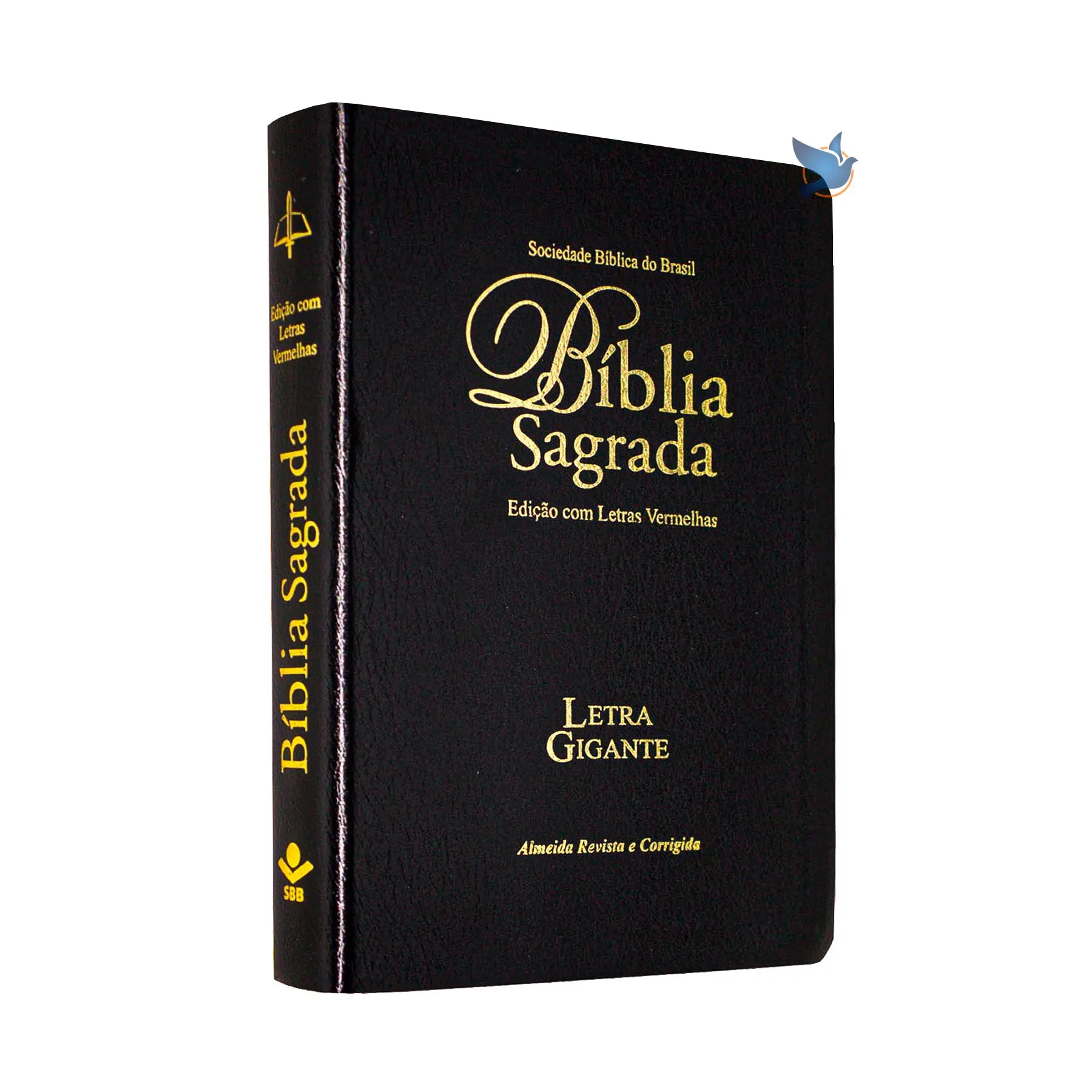 Bíblia Sagrada ARC Letra gigante Índice Lateral Capa Preta