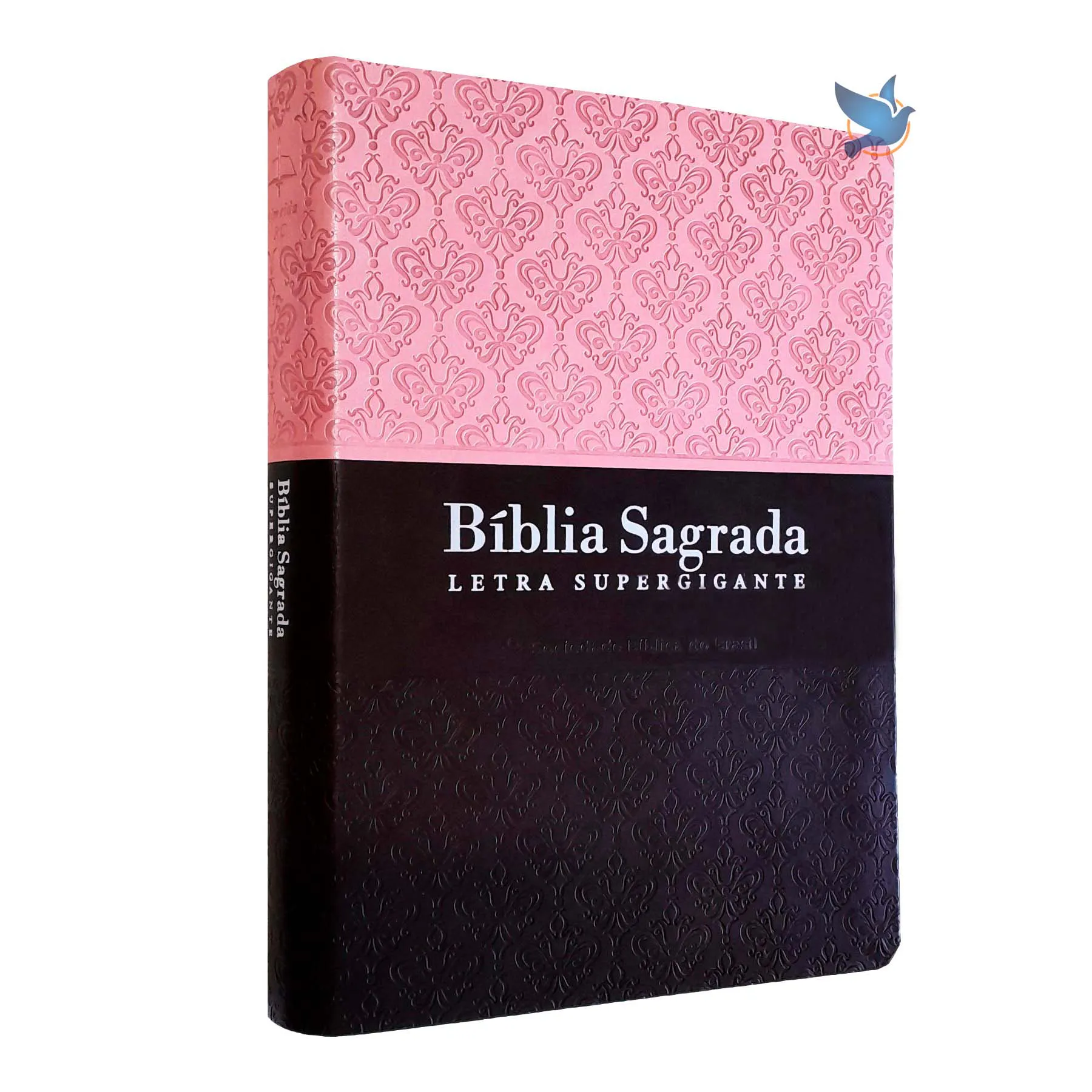 Bíblia Sagrada ARC Letra supergigante Índice Lateral Capa Rosa