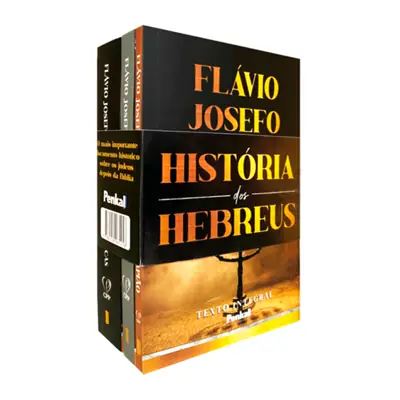 Caixa Com Três Livros História Dos Hebreus Flávio Josefo