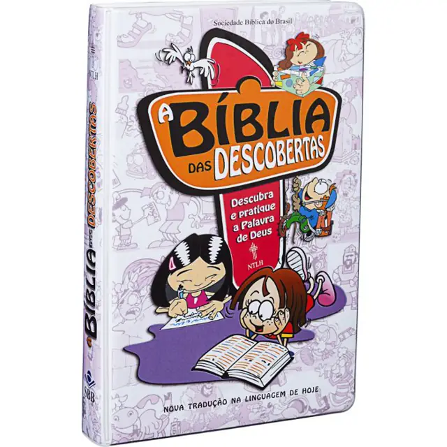 Bíblia das Descobertas Infantil Capa Rosa