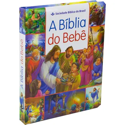 Bíblia do Bebê Capa Almofadada