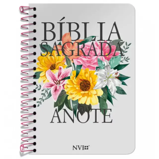 Bíblia Anote Espiral — Estampa Primavera, NVI