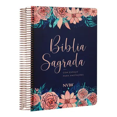 Bíblia Anote Espiral — Estampa Rosas Especial, NVI