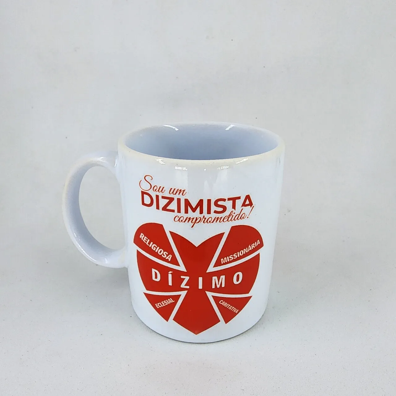 Caneca Cerâmica Para Dízimo E Ofertas