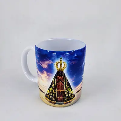 Caneca Cerâmica Nossa Senhora Aparecida 32,00