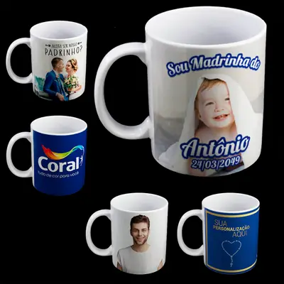 Caneca Cerâmica Personalizável Para Devoção