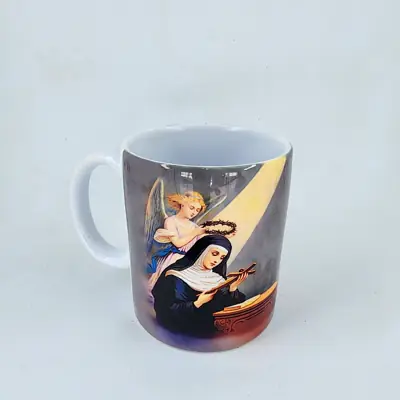 Caneca de Cerâmica Santa Rita para o Café Devocional