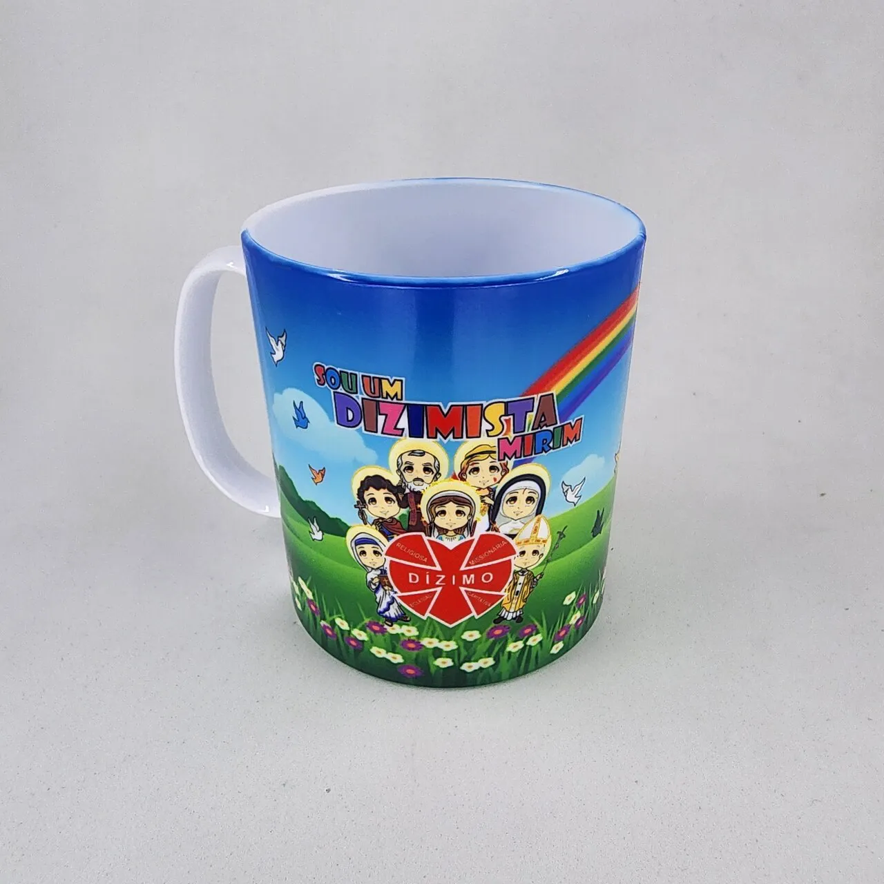Caneca Infantil de Polímero Dízimo Mirim para Catequese