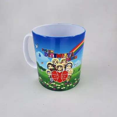 Caneca Infantil de Polímero Dízimo Mirim para Catequese