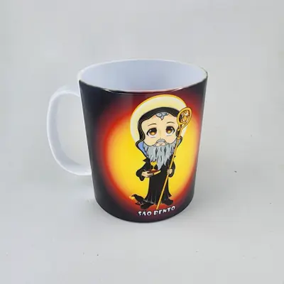 Caneca Infantil São Bento em Polímero para Proteção