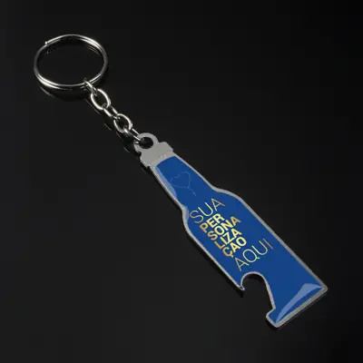 Chaveiro Abridor de Garrafa Personalizável para Brindes