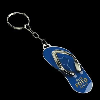 Chaveiro Chinelo Personalizável para Lembranças Divertidas