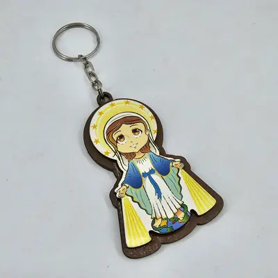Chaveiro de Madeira Nossa Senhora das Graças Infantil