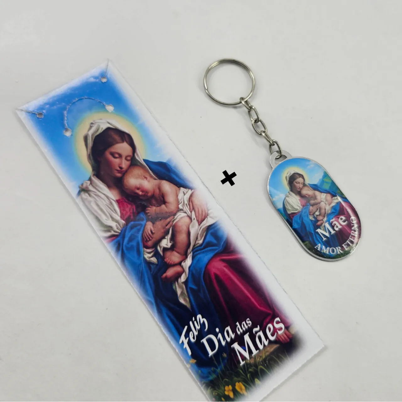Chaveiro Plaqueta Dia das Mães com Embalagem, Modelo 2