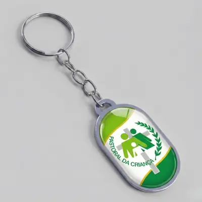 Chaveiro Plaqueta da Pastoral da Criança para Voluntários