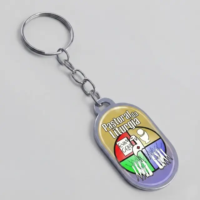 Chaveiro Plaqueta da Pastoral da Liturgia para Celebrações