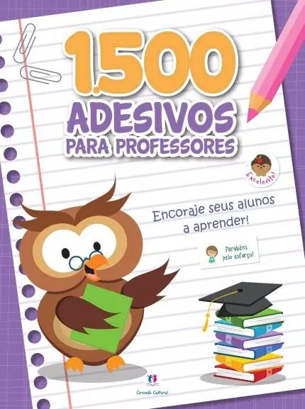 1500 Adesivos Para Professores, Ciranda Cultural