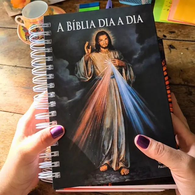 Bíblia Dia a Dia em Espiral Jesus Misericordioso