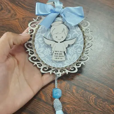 Adorno Mandala Infantil Azul