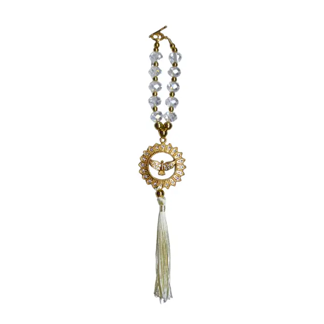 Dezena Espírito Santo Cristal Pompom