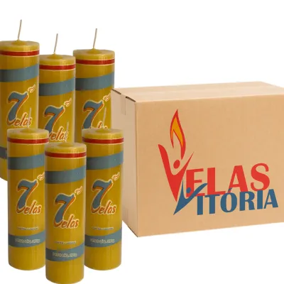 Caixa Atacado 25 Velas Votivas 200g Coloridas