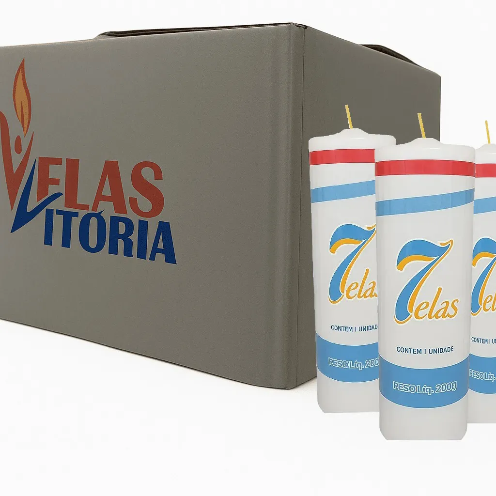 Caixa Com 50 Velas Votivas 200 Gramas