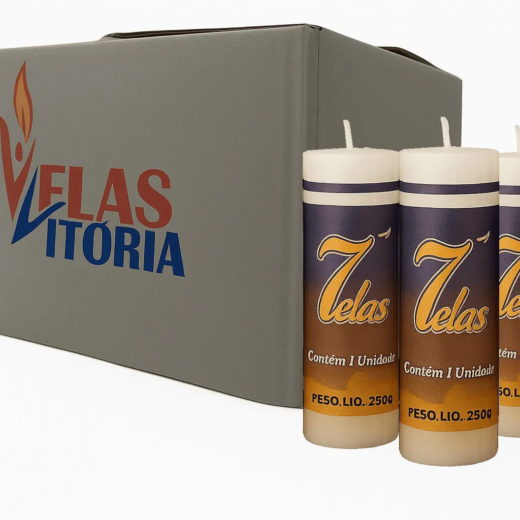Caixa Com 50 Velas Votivas 250 Gramas